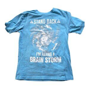 Childrens Place Blue Graphic Short Sleeve TShirt Boys Size M 7/8